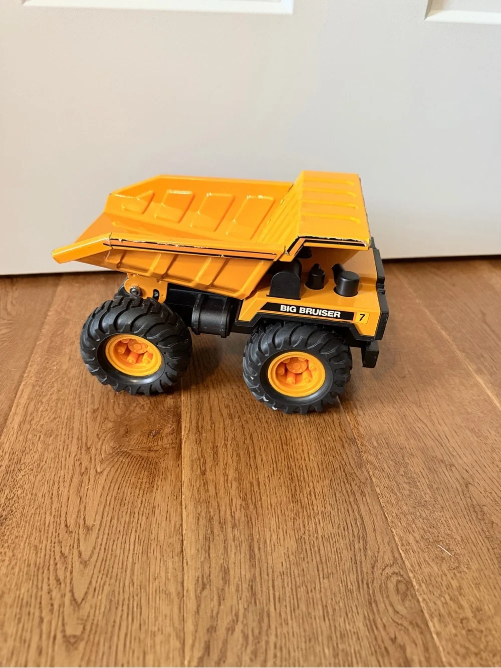 Buddy L Big Bruiser 7 Dump Truck Turbo 1988 Toy Construction Truck Raised Bed